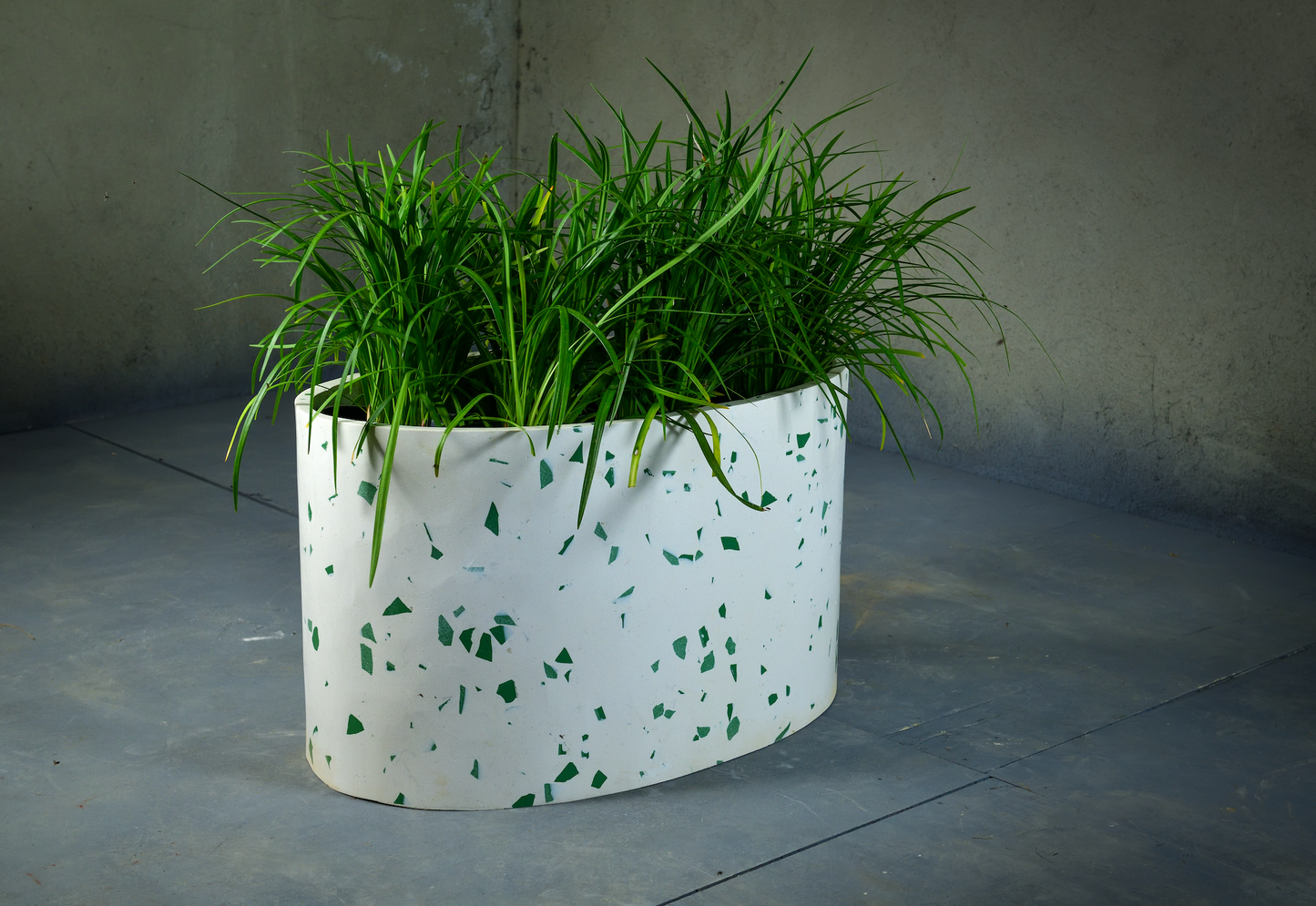 The Oval Green Terrazzo